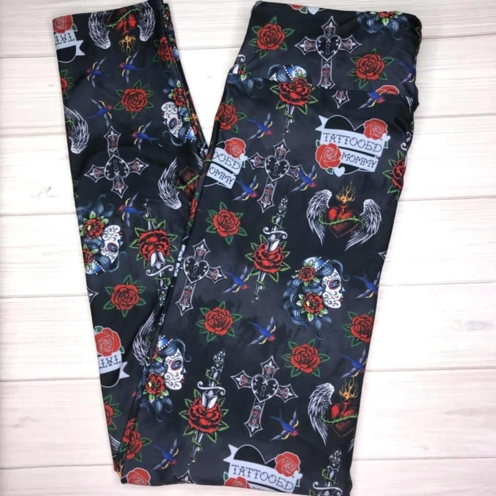 Custom Leggings - tattoos